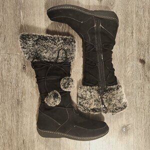 Suede Snow Boots American Eagle